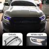 2st LED DRL FOR Ford Ranger/Everest Light Brow Car Light strålkastarens strålkastare Täck Dagsljus 2015 2016 2017 2018 2019