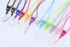 50CM Cell Phone Lanyards Detachable 2in1 Woven Fabric Neck Strap Charms Necklace With 12 Colors for mp3 mp4 Camera ID Card Factory5933019