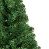 Sapin de Noël artificiel de 7 pieds, pin de Noël avec pieds en métal massif, parfait pour la décoration de Noël intérieure et extérieure, vert