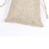 Burlap Bags with Drawstring Jute Hessian Linen Treat Bag for Halloween Wedding Jewelry Party Favors
