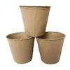 8 * 8 CM Tuin Plant Kinderkamer Pulp Potten Biologisch afbreekbaar Zaailing Raising Cups Biologisch afbreekbaar Bloem Lade Raising Cups 2000PCS LJJK2021