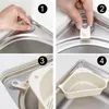 New Household Drain Rack Useful Suction Cup Sink Shelf Soap Sponge Drain Rack Box Kitchen Sucker Storage Tool Kitchen Supplies