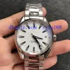 Men's Automatic Aqua Terra Cal 8500 41mm Terra Master White Patterned Dial Steel 316F Bracelet Men's Sport Mechanical Watches