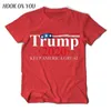 Homens Mulheres Camiseta Donald Trump 2020 Mantenha a América Grandes Letras Impressas ONeck Manga Curta Moletom EUA Eleição Casual Top Tees 7502922