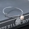 Two-tone Be Happy Charm Bracelets Bangle Friend Brave Strong Fashion Jewelry B1622/3