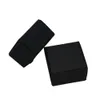 100Pcs 3.7x3.7x2cm Mini Size Black Kraft Paper Box Gift Package Decoration Cardboard Boxes