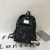 2019 Designer Fashion Zaino Marca Sport Outdoor Pacchetti Borse Nuovi uomini Donne Borsoni Borsa da scuola per studenti nera Graffiti rossa