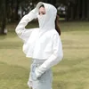 Vrouwen vissen brede rand ritssluiting voorzijde zon bescherming kleding outdoor fietsen Anti UV afneembare hoeden Tops Sneldrogende lange mouwen