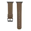 Clássico para Apple Watch Band Luxo Couro Watchband Iwatch para 38mm 42mm 40mm 44mm Bandas de tamanho de couro esportes pulseira de desenhador de bracelete