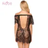 Avidlove Transparent Lingerie Sexy Erotic Hot Sex Costumes Women Lace Sexy Slash Collar Babydoll Dress Sexy Sleepwear Nightwear C19010801