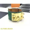 2020 Новый настоящий кожаный золото h буква h Золотые браслеты для женщин -дизайнера панк -рок -дизайнера для женщин для женской подарочной коробки Рождество 5648627