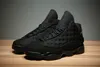 13 Black Cat Men Sports Shoes 414571-011 Cheap Fashion 13s Anthracite-Black Zapatillas de deporte para hombre con caja