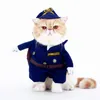 Kattdräkter för husdjur hund katt kläder kostym klänning läkare sjuksköterska cowboy sailor höst vinter rolig kostym outfit bomull kläder ny