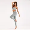 Blommig tryckt sportdräkt gym fitness klädtraktioner kvinnor sexig löpning yogaset 2019 sportbh leggings tights sport set9001914