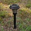 Solar Powered LED Outdoor Yard Garden Lawn Light Waterdichte Anti Mosquito Insect Pest Bug Zapper Killer Traffing LED-lamp