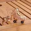 Patins em linha patins 1 peça simulação criativa anel de corrente de diamante para acessórios de patinação presente de aço inoxidável Mulheres Girls1