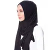 Runmeifa 2019 Frauen Multi -Funktion solide Hijab -Trikot -Schal -Foulard Femme weiche Wrack Dame süßer Farbschal