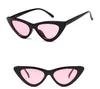 빈티지 고양이 눈 선글라스 패션 아이 고글 썬 블록 어린이 소녀 소년 안경 안경 플라스틱 프레임 UV 보호