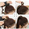 NATURAL Ponytail Clip In Hair Extension Wrap Pony Tail Fake Hairpiece as Like human43431064842285