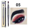 2 in 1 Eyebrow Pencil Eyebrow Brush Longlasting Natural Eyebrow Pen Waterproof Black Cosmetics Paint Tattoo Eye brow Makeup4774070