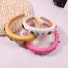 NewPalace sponge headband 5 Colors Cross-border multi color diamond candy headbands hair accessories factory directly free ship 10