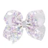 sweet baby girls bowknot sequin Hair accessories Europe style big bow Beaded Kids Barrette jojo siwa hair clips Children hair bows C5294