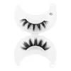 SHIDISHANGPIN Moon Shape Eyelashes 3D Faux Mink Lashes Natural False Eyelashes Bulk Lash Eyelash Long Lasting Lashes