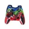 Wielokolorowe Kamuflaż Silikonowa Guma Case Skin Grip Cover Case do sterownika PS4 Joystick Gamepad Outer Case