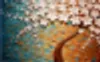 Personalizzato 3d carta da parati enorme olio dell'albero ricchezza pittura coltello tridimensionale pittura soggiorno camera da letto 3d decorativi