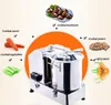 Picadora de carne y verduras, equipo de procesamiento de alimentos de 110V/220V, máquina cortadora, mezcladora multifuncional, HR-6 de relleno comercial