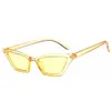 HD العين الأزياء القط الرجعية نظارات جديدة بالجملة المرأة واسعة الساق العلامة التجارية مصمم التظليل الأسود النظارات الشمسية الإناث 2021 UV400 الرجعية IFKCI