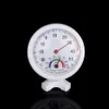 Round Shape MiniHilitand TH108 Indoor Analog Temperature Humidity Meter Thermometer Hygrometer -30-50 Celsius Degree H Mini Humidity Thermom