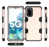 Högkvalitativ 3 i 1 Shocksäker Hybrid Armour TPU + PC Defender Cover Back Case för Samsung S20 Plus S20 Ultra S8 S9 S10 Plus note8 Note9 S10e