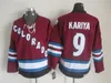 Vintage Colorado Avalanche Hóquei Jerseys 52 Adam Foote 21 Peter Forsberg 8 Teemu Selanne 9 Paul Kariya 19 Joe Sakic 33 Patrick Roy Jersey