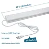 T20 LED المساعدة متجر ضوء 4FT 45W 6500K السوبر مشرق 4800 لومينز متجمد 4 "يوميات LED ملفوف متجر ضوء ورشة كراج