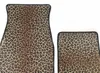 31dy F1 Universelle Auto-Fußmatten mit Leopardenmuster, 2 Stück pro Anzug, rutschfest, mehrere Farben