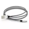 Type C USB 3.1 pour S8 tissu Nylon tresse Micro câble plomb connecteur métallique ininterrompu cordon de chargeur pour Samsung, téléphone Android