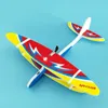 Electric Plane LED EPP Foam Airplane Hand Launch Throwing Glider Aircraft Model Outdoor Kids Educational Toy Children Adult Gift