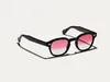 SUPER-kwaliteit Johnny Depp kleurvoeding zonnebril UV400 L M S Maten retro-vintage mos pure-plank bril goggles occhiali da sole full-set ontwerpkast