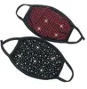 Brilho strass máscara facial máscaras protetoras Cristal diamante brilho reutilizável pano lavável cobertura facial para adolescente adulto anti poeira à prova de vento