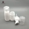 100pcs / lote vazio Rodada Branco HDPE 30ml ESPUMA garrafa, garrafa de líquido de limpeza facial MOUSSE GARRAFA