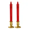 Flameless Led Candles Electric Lights with Removable Bases Long Candle Lamp Wedding Birthday Decoration