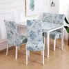 Modern Removable Chair Cover Anti-dirty Seat Cover Printing Kitchen Slipcover For Wedding Restaurant Housse De Chaise