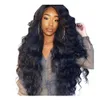 250% Densité Lace Front Perruques Cheveux Humains Vague de Corps pour Femmes Noires, 10A Cheveux Vierges Brésiliens 360 Dentelle Frontale Perruque Pré Pincée Diva1