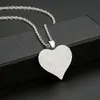 Heart Letter multistyle Pingente presente para a família Amor Mulheres Homens Coração Colar acessórios de moda jóias para presente