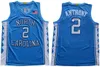 커스텀 노스 캐롤라이나 타르 힐 2020 NCAA 농구 콜 앤 안토니 빈스 카터 5 Nassir Little Garrison Brooks Michael UNC College Jersey