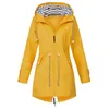 Loozykit Women Jacket Coat Waterproof Transition Raincoat 2022 Outdoor Hiking Clothes Lightweight Fashion Plus Size