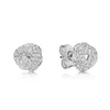 Autentici orecchini con nodo d'amore scintillante in argento sterling 925 Scatola originale per orecchini Pandora di design di lusso in oro rosa 18 carati