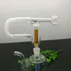 Glass Smoking Pipes Manufacture Hand-blown hookah Bongs Hot selling secondary filtration glass filter pot