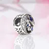 Großhandels-Nachthimmel-Charm-Perlen aus 925er-Sterlingsilber mit CZ-Diamant und Originalverpackung für Pandora-Schmuck-DIY-Armband mit Perlen
